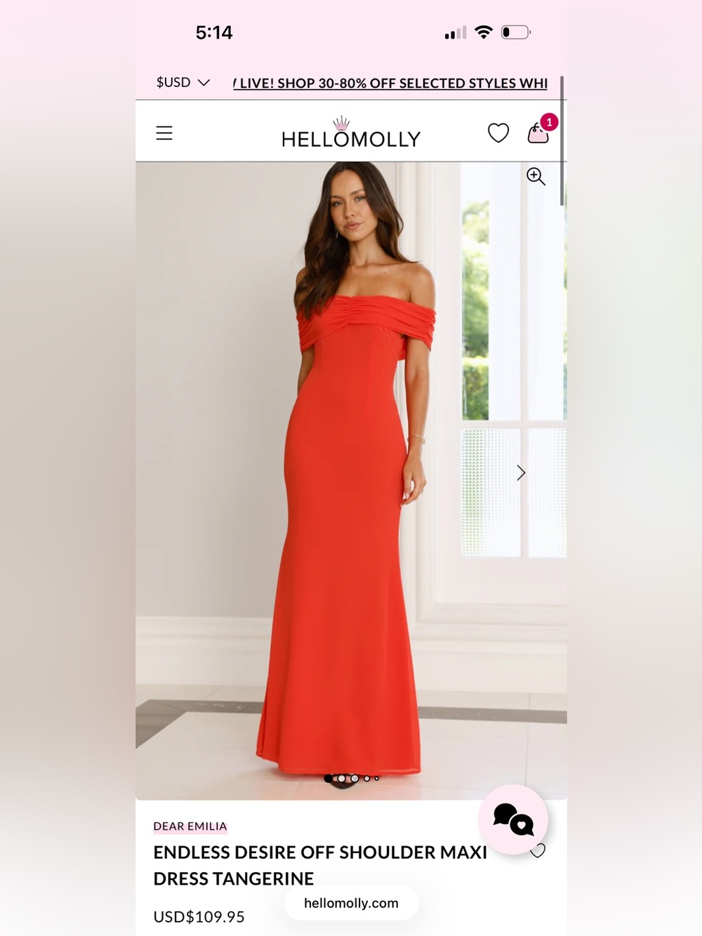 Hello Molly endless desire maxi dress